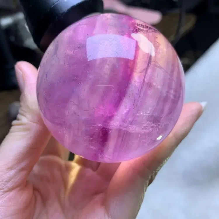 

Натуральная Розовая Радужная фотосфера для украшения дома