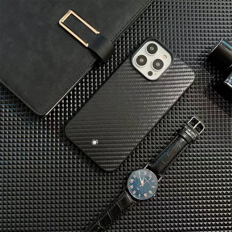 

Luxury Solid color official Brand Phone Case For iPhone14 13 12 11 Pro Max Plus High quality leather Shockproof Back Cover Logo