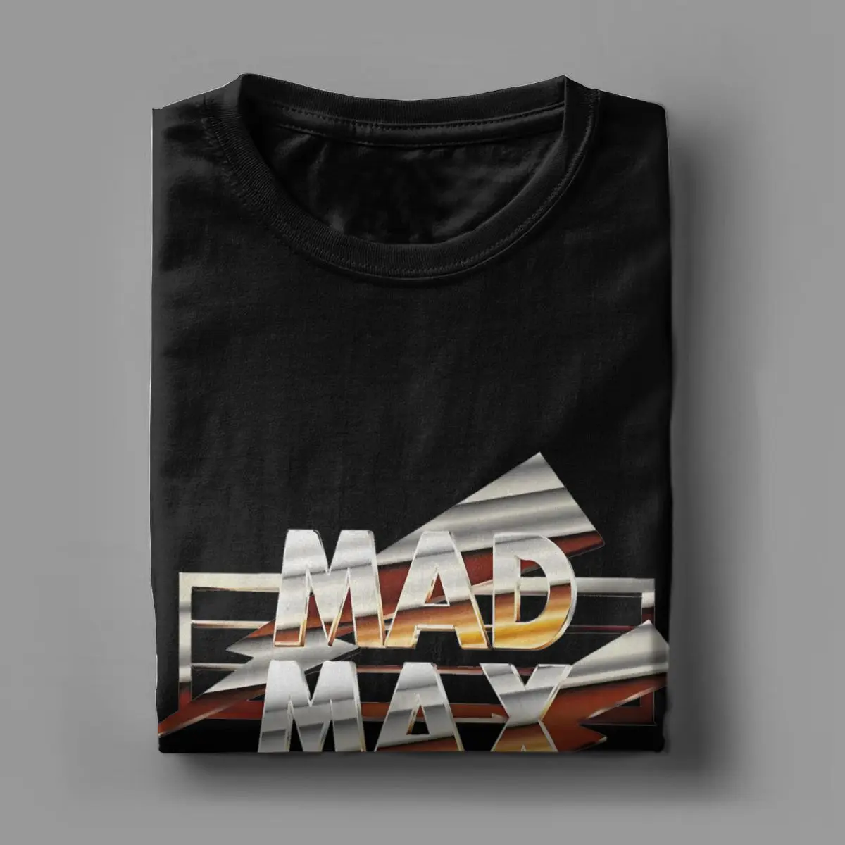 Футболка с логотипом Mad Max 1979 Мужская хлопковая футболка круглым вырезом дорожная