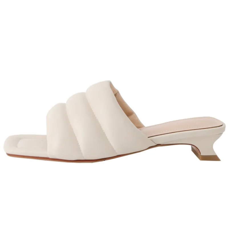 

Dilalula Spring Summer Women Sandals Concise Elegant Sweet Low Heels Sewing Slippers Fashion Casual Shoes Woman New Arrival