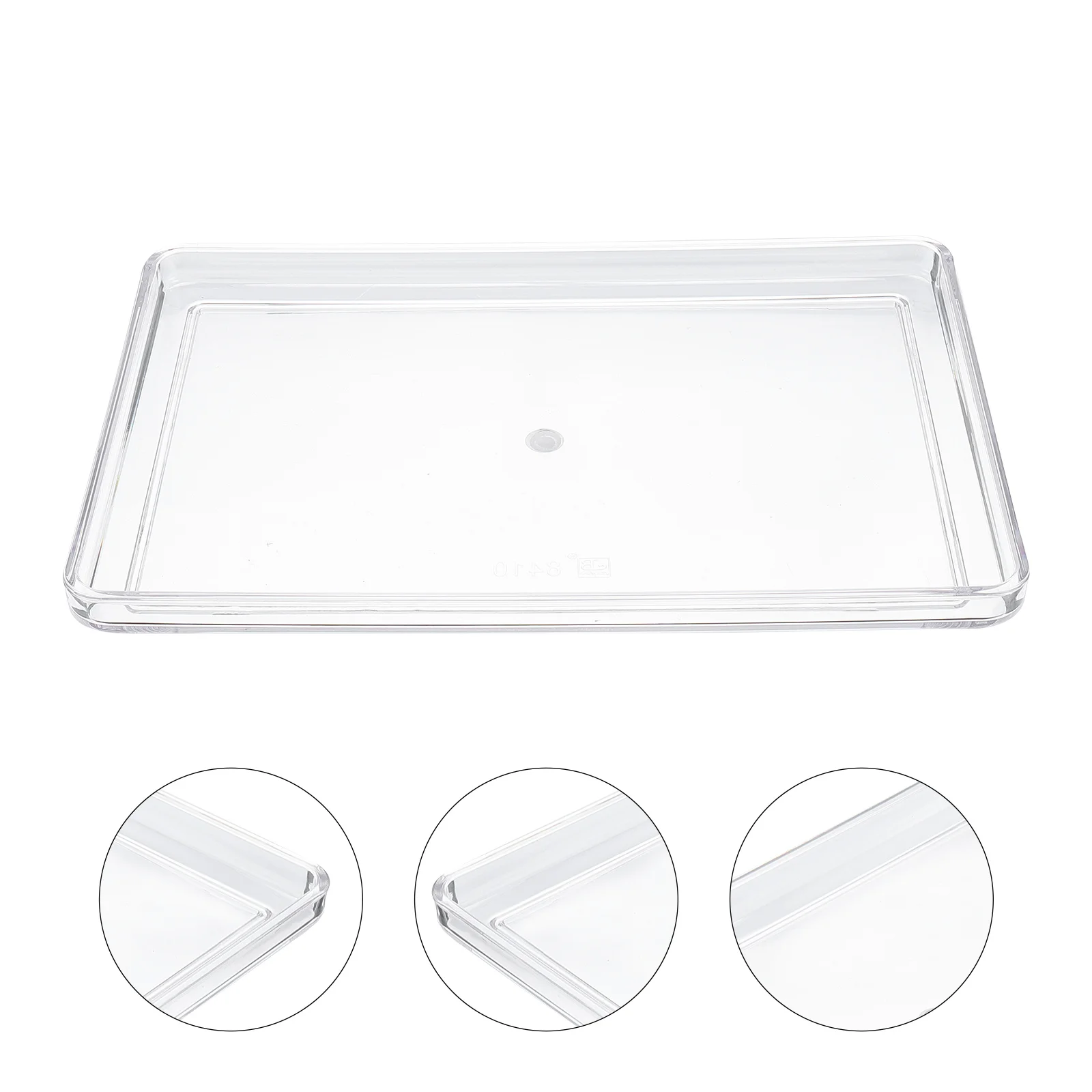 

Tray Serving Plastic Towel Coffee Food Acrylic Holder Jewelry Plate Platter Trays Snack Decorative Fruit Storage Bathroom