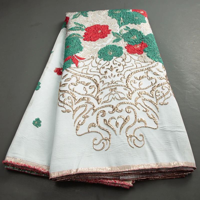 Французская парчовая кружевная ткань из органзы 2023 Высококачественная