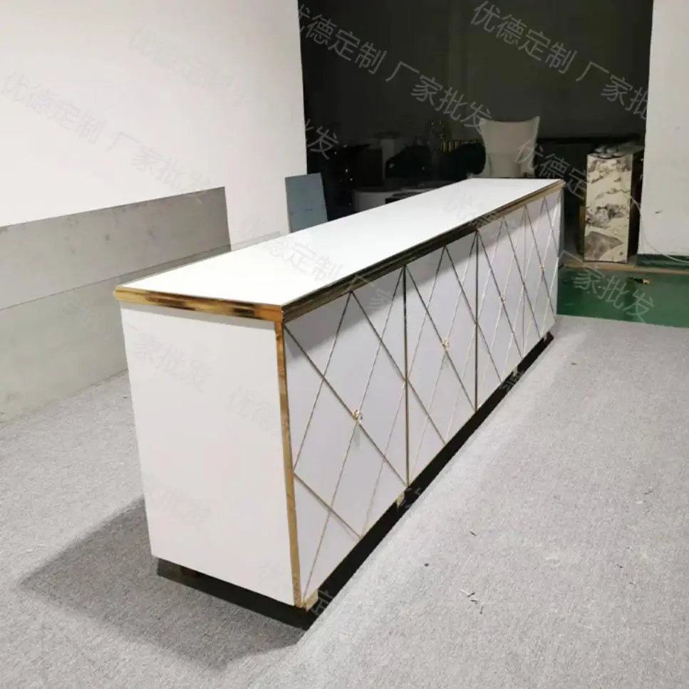 Современная Минималистичная прямоугольная позолоченная отделка из нержавеющей