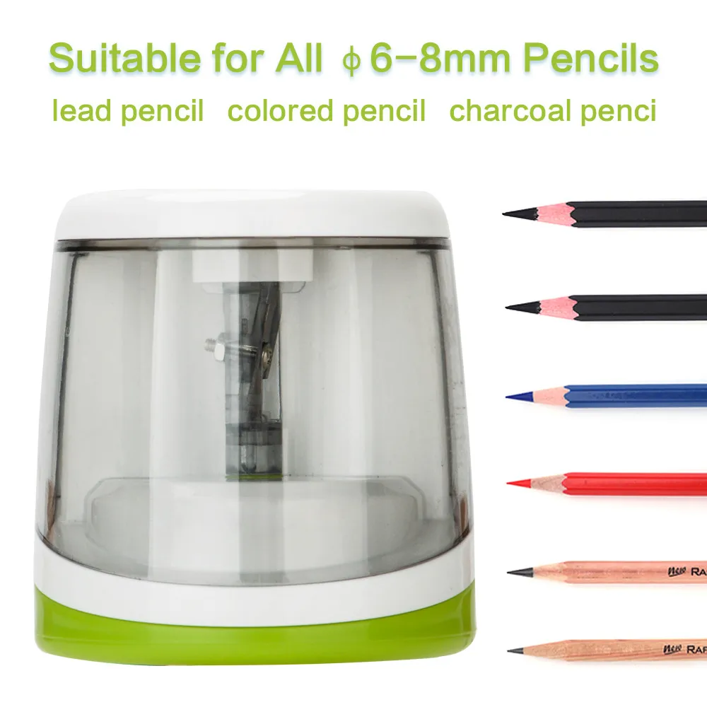 

NEW Cute Colorful Automatic Electric Pencil Sharpener Battery for Kids Stationery Cute School Supplies USB Large Electric