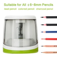 cute colorful automatic electric pencil sharpener battery for kids stationery cute school supplies usb large electric sharpener