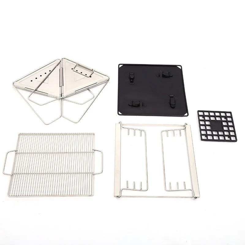 CHANGE MOORE Портативная дровяная печь подставка из нержавеющей стали складной