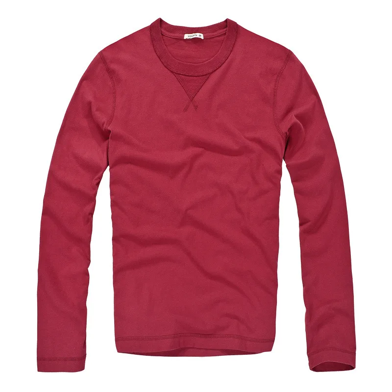 

63009 Men's blank t-shirt men's spring 100% cotton short sleeve t-shirt men's casual retro t-shirt men's