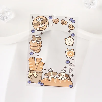 

50 шт. 61x9 1 мм кружевные прозрачные рукава с цветочным рисунком в Корейском стиле фотоальбом Набор открыток защитный чехол для торговых карт