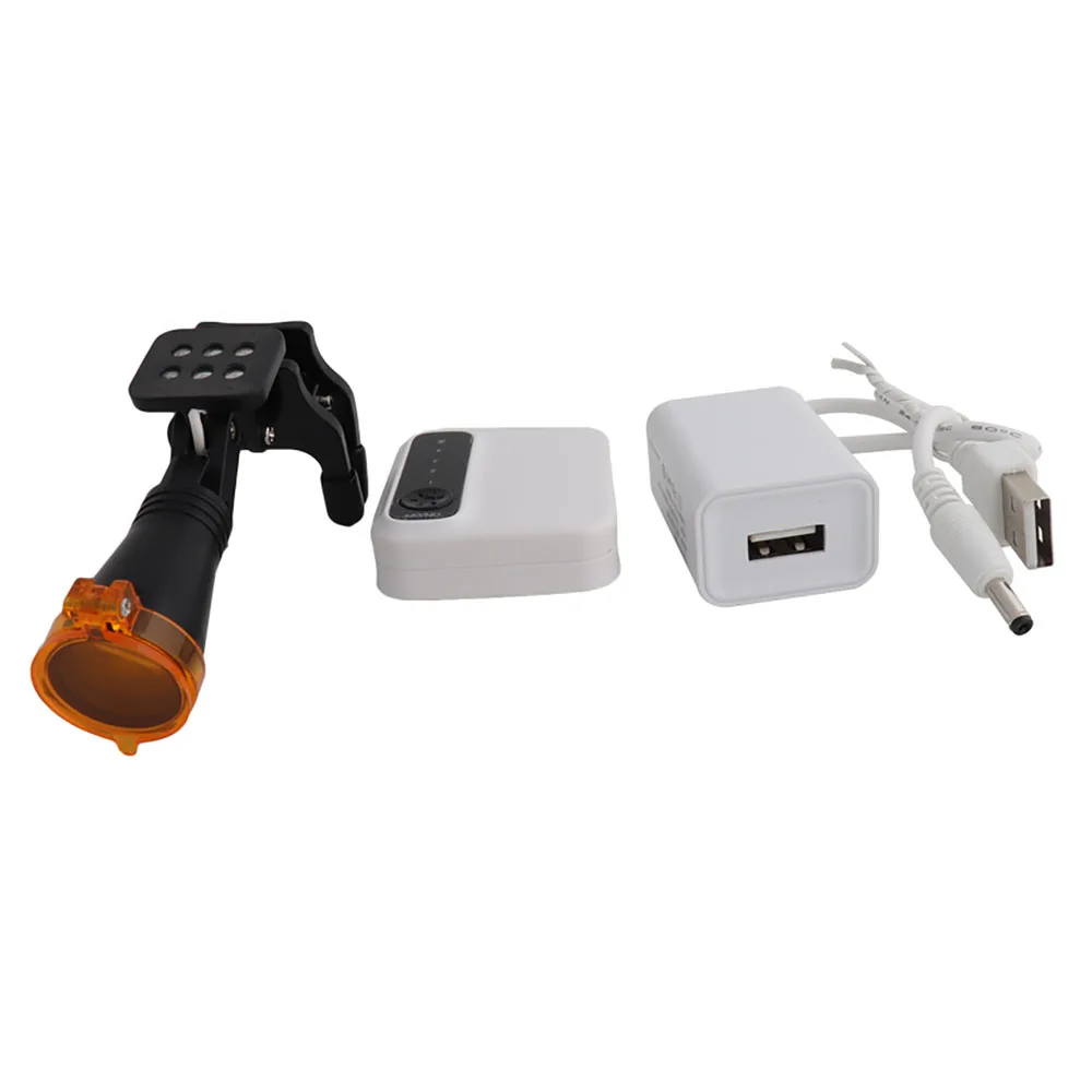 Беспроводная Фара 5 Вт налобный фонарь с 1 батареей Регулируемая лампа для