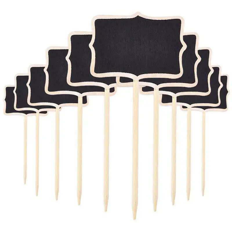 

Plant Labels T-Type Wooden Plant Sign Tags 10pcs Garden Markers for Seed Potted Herbs Flowers Vegetables Greenhouse Accessories