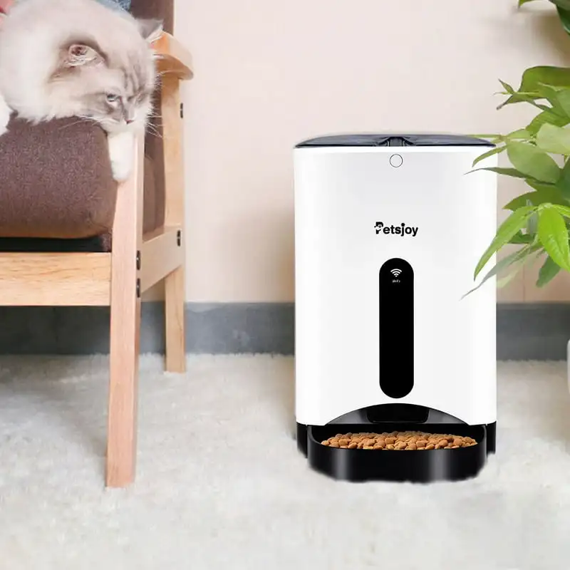 

Автоматическая кормушка для домашних животных, умный дозатор корма для кошек и собак, дистанционное управление через приложение