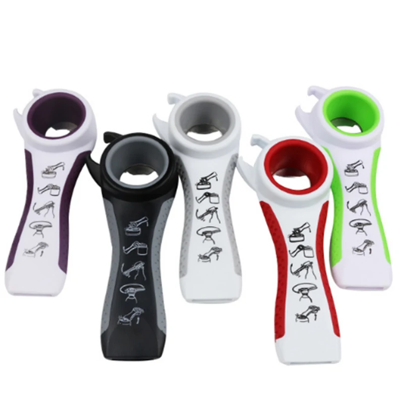 

5 In 1 Multifunction Stainless Steel Plastic Can Jar Bottle Open Can Opener Beer Good Kitchen Tools 7Colors