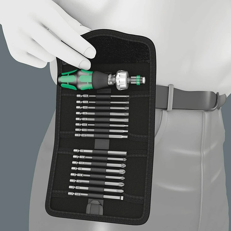 Набор отверток с храповым механизмом WERA 05051040001 17 шт. комплект съемных переносных