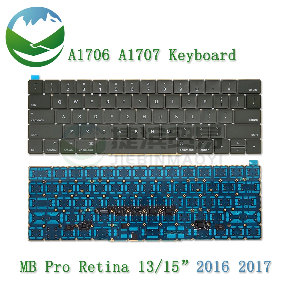 

Клавиатура A1706/A1707 для ноутбука, сменная Сенсорная панель 13 "15", английская/испанская/Корейская/Французская клавиатура для Macbook Pro Retina 2016 2017