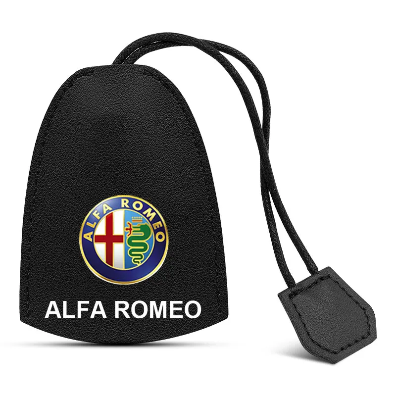 Автомобильный кожаный чехол для ключей креативная сумка Alfa Romeo Giulia Stelvio Giulietta 156 159