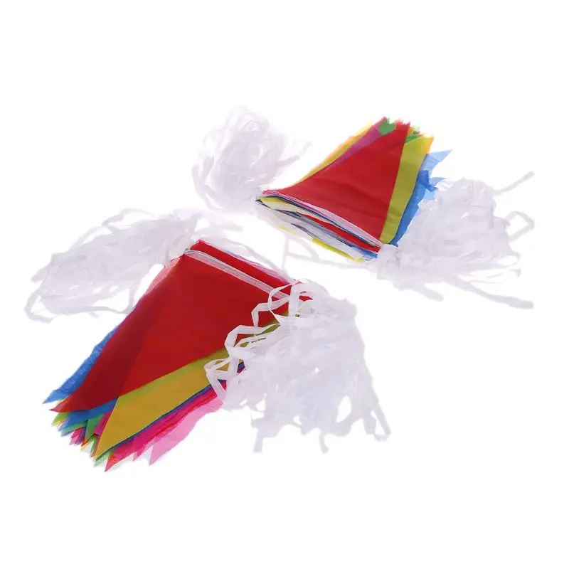 

Colorful 80m for TRIANGLE Pennant Bunting String for BANNER Festiva