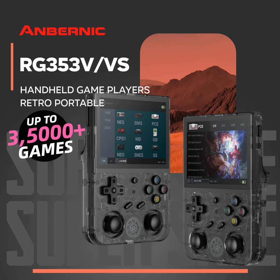 AMPOWN Anbernic RG353V/VS Портативная Игровая Консоль В Стиле Ретро С Сенсорным Экраном 2 8