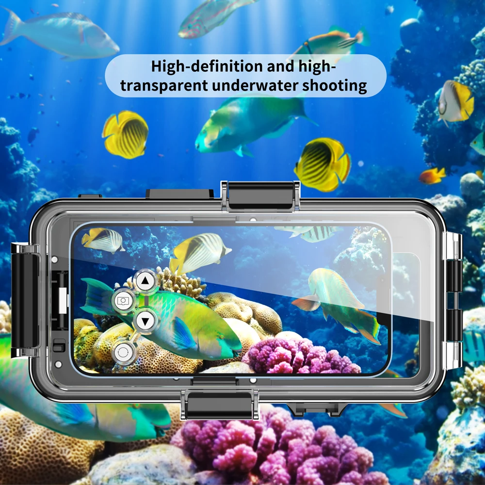 Tanie 30M 98FT Uniwersalny Profesjonalny Futerał Na Telefon Do Telefonu IPhone 14 12 11 13 Pro Max XR X XS Max 8 Głębokość Podwodna Wodoodporna Osłona