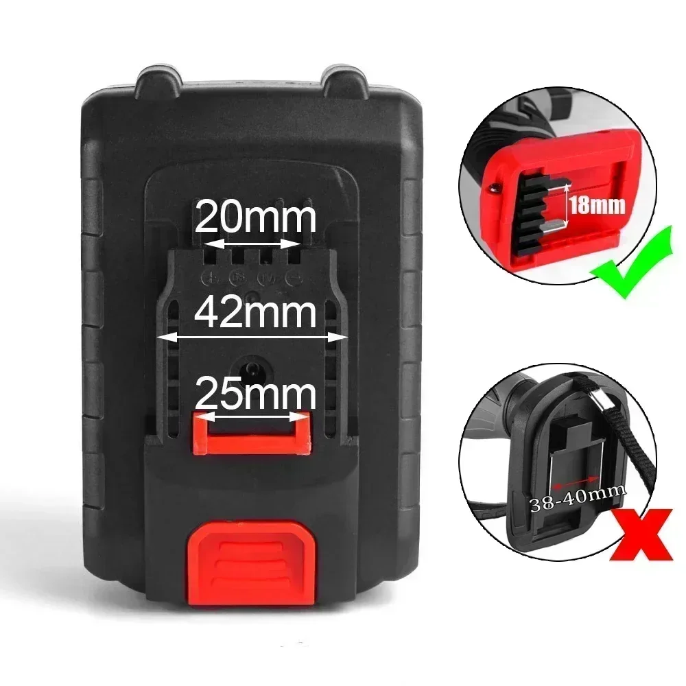 21 В 48VF литий-ионный аккумулятор большой емкости для электрической пилы WORX 18 20