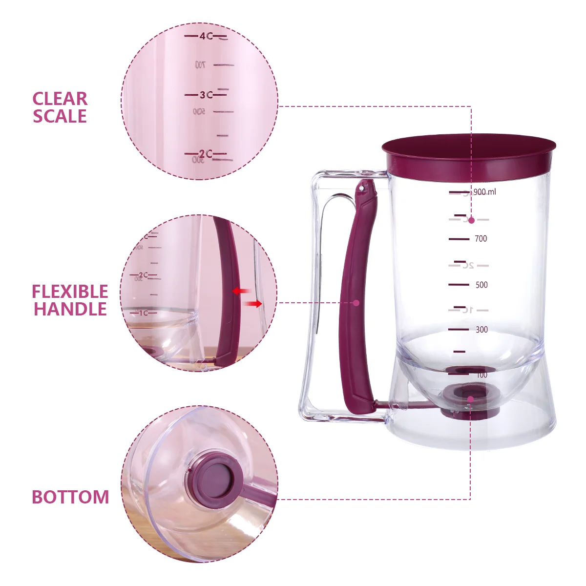 Диспенсер для блинов OUNONA идеальный инструмент выпечки вафель маффинов мишков