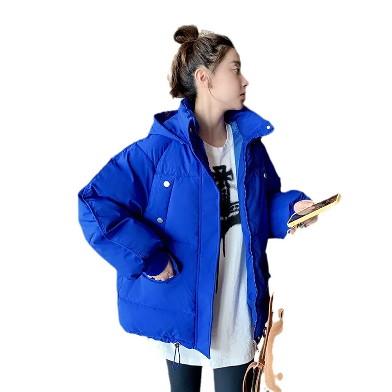 

Downcotton-paddedjacket cotton-padded jacket female Korean version of autumn and winter coat short cotton-padded jacket new tide