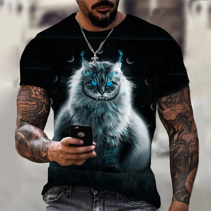 Футболка Мужская/Женская Повседневная забавная рубашка с 3D рисунком счастливого