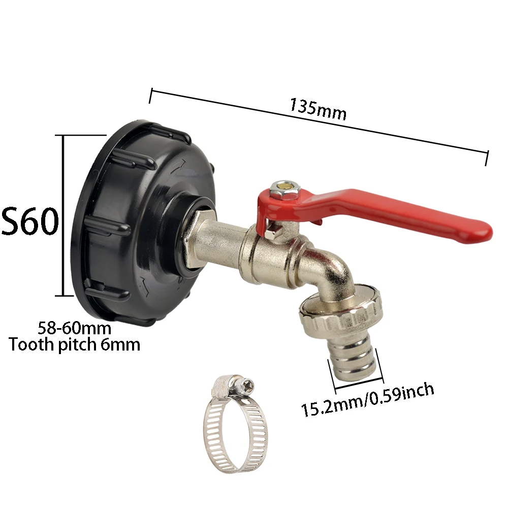 

Адаптер крана для бака IBC S60*6