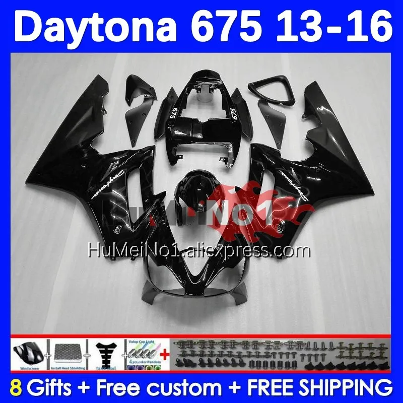 

Корпус для Daytona 675 Daytona-675 13 14 15 16, корпус 195No.69 с серым пламенем Daytona675 2013 2014 2015 2016 OEM, полный обтекатель