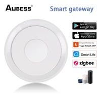 tuya zigbee 3 0 smart gateway smart home wired gateway hub remote controller works with alexa google home voice assistant