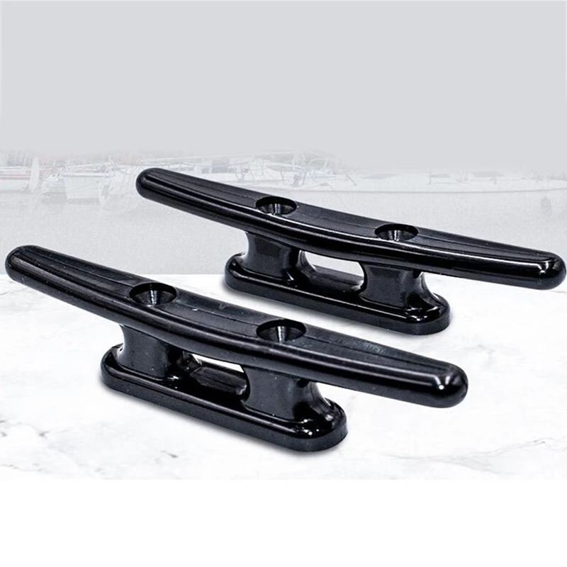 Черные нейлоновые зажимы для лодок 6 дюймов — веревочные причалов каяков