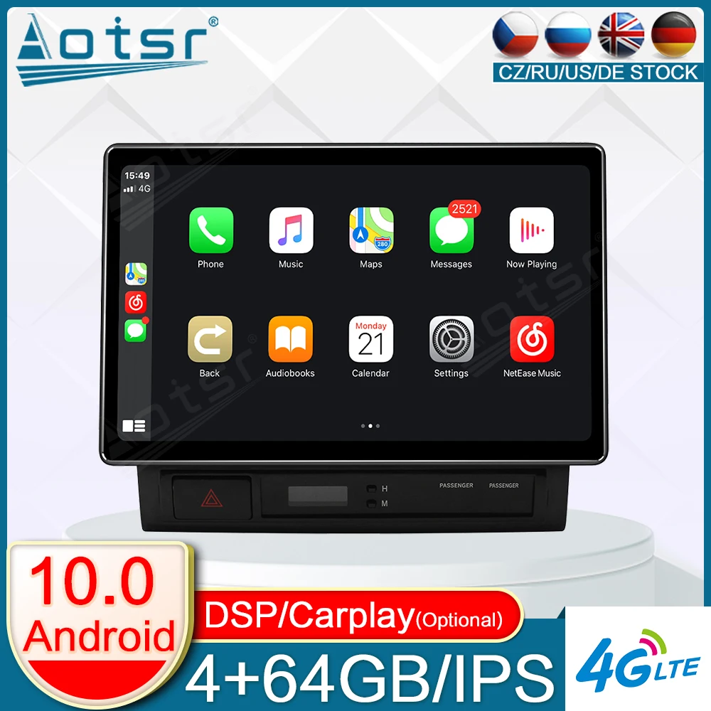 

Aotsr Android 10 Carplay Auto Car Radio For Toyota Tacoma 2005 - 2015 Multimedia Video Player 2 Din Navigation GPS WIFI DVD Unit