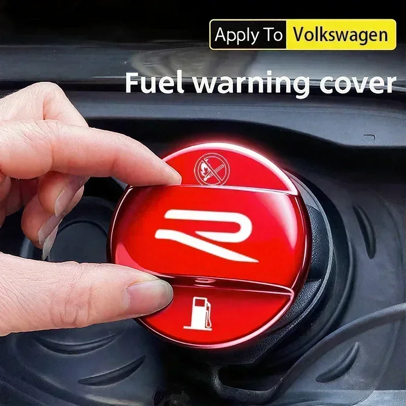 Фото Крышка топливного бака из алюминиевого сплава для VW GTI Polo Golf MK6 7 8 Passat B6 7 8 9 Tiguan T-ROC Arteon Jetta №1