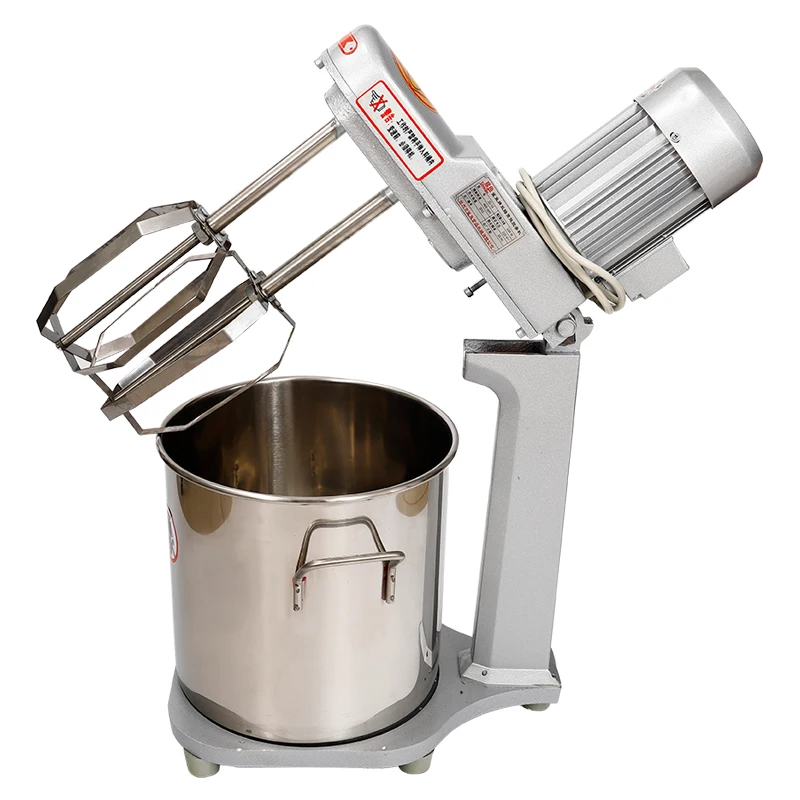 

Large Motor Double Shaft High Efficiency Eggbeater Commercial Cream Machine Milkshake Mixer Waterless Cake Eggbeater