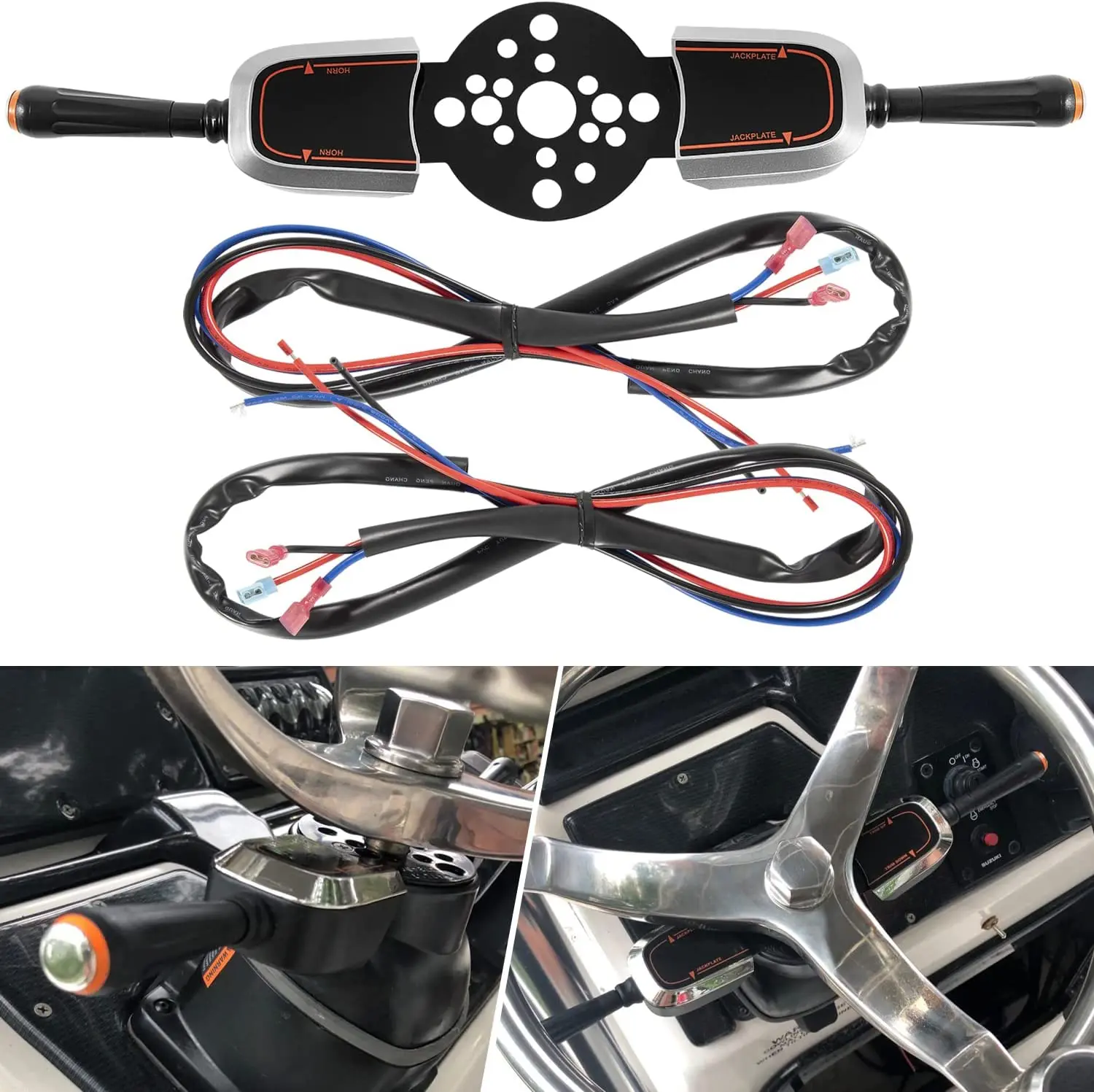 MX Dual Blinker Style Trim Switch - Trim & Jack Plate Control Dual Switch for Hydraulic, Cable, and Tilt Steering