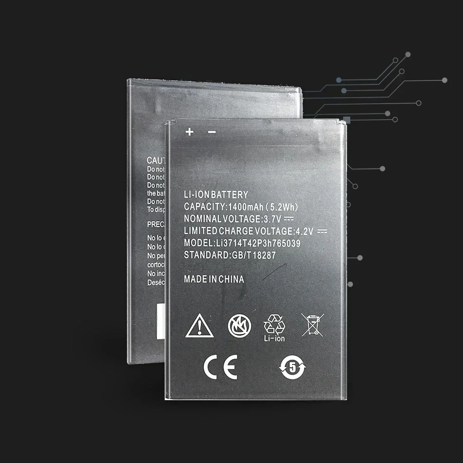 Мобильный аккумулятор для ZTE Blade A3 T220 AF3 T221 A5 AF5 1400 мАч Li3714T42P3h765039