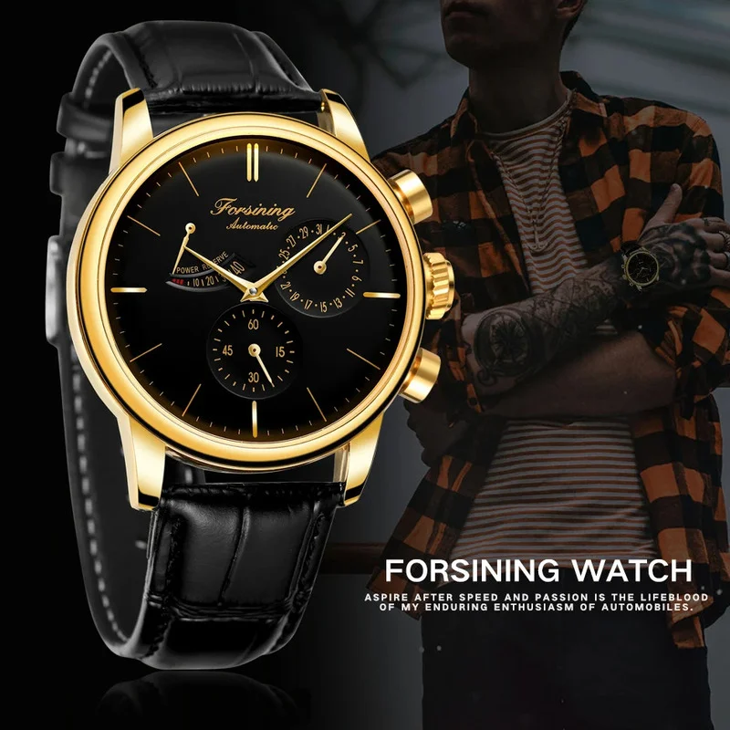 Часы наручные FORSINING Мужские механические с автоматическим механизмом