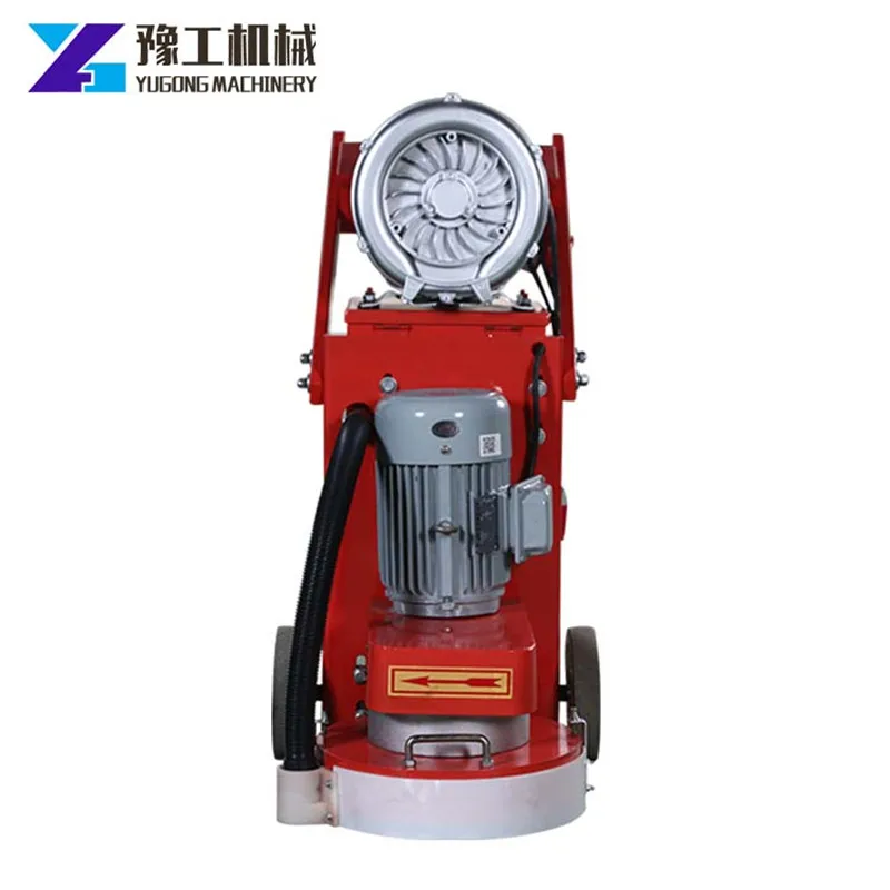 

3KW Power Hand-push Electric Floor Machine 380mm Concrete Ground Grinding with Dust Collector Power Is 0.75kw