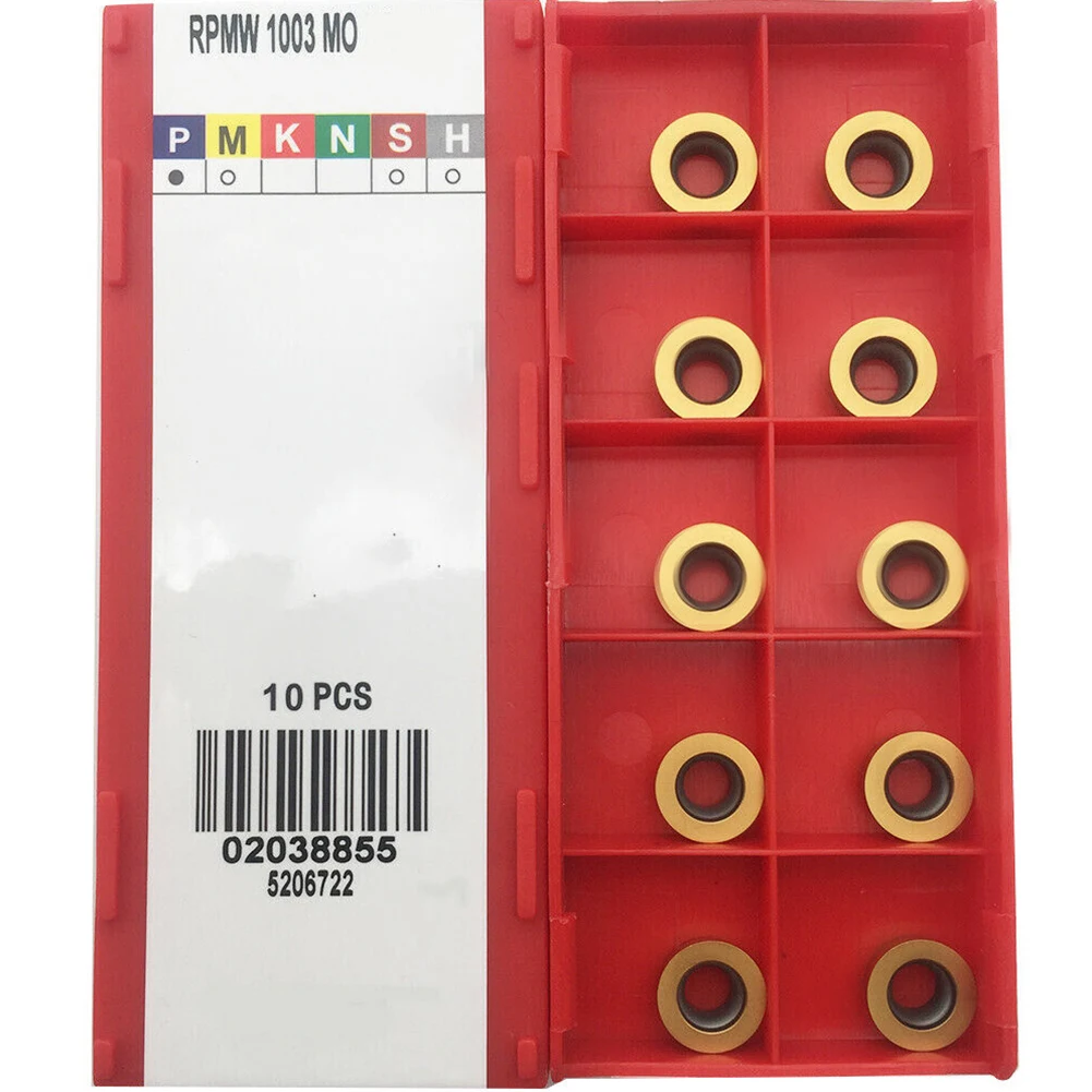 

Indexable Inserts DP5320 Insert CNC Metalworking 10Pcs/set Carbide For Steel SRDPN Milling Insert RPMW1003MO Round