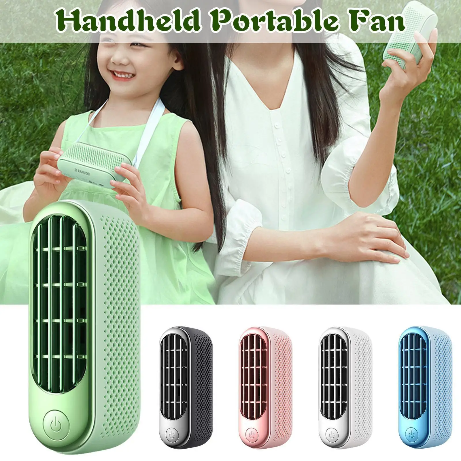 

8 Hours Operation Strong Airflow 3000 MAH Portable Neck Handheld 2-Way Fan Fan Hand Ultra Quiet Type 20 Fan DB Handheld Sma E5W9