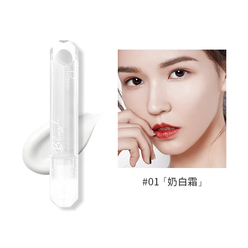 Матовые румяна-карандаши Гладкие монохромные жидкие румяна Натуральные