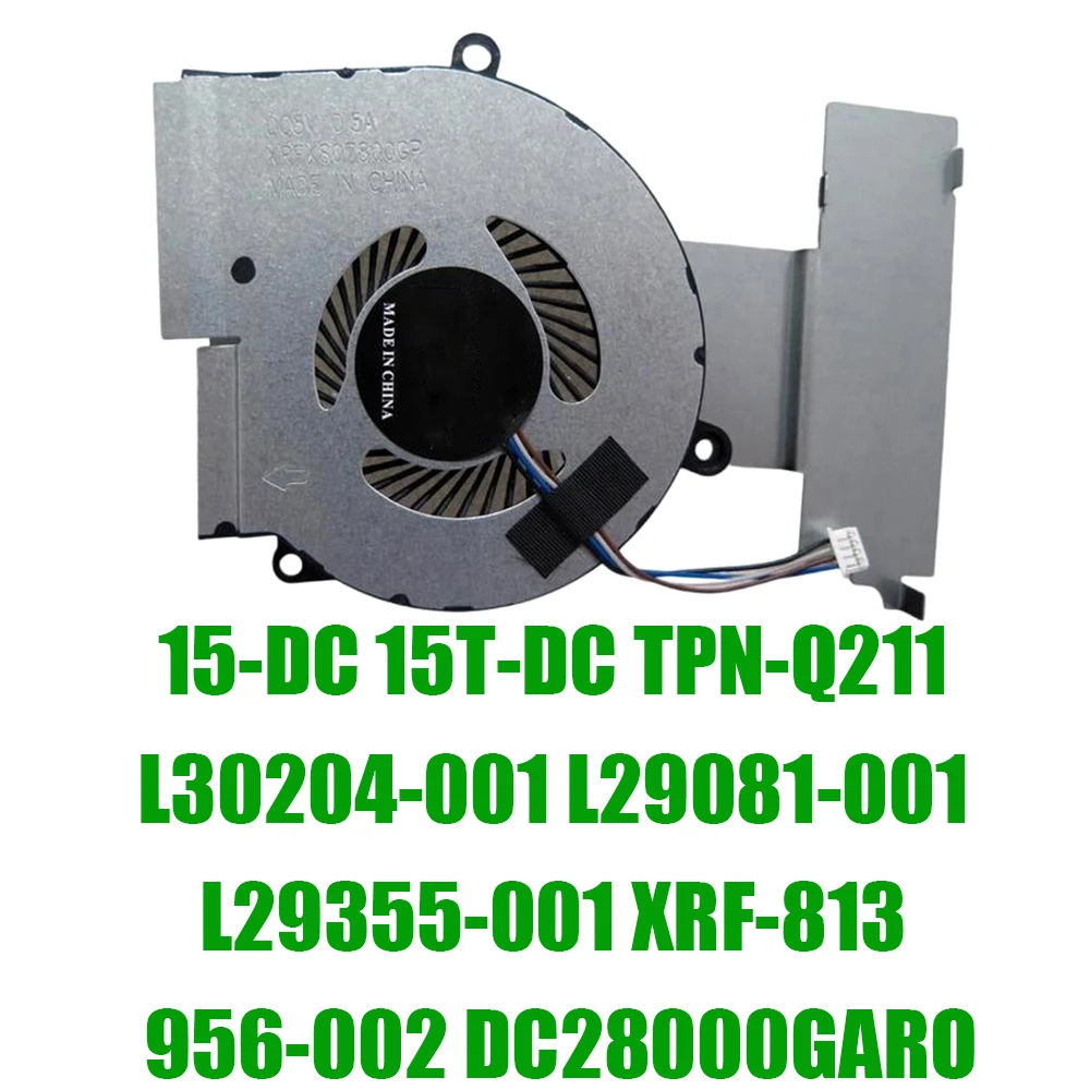 Фото Запасной вентилятор для процессора ноутбука HP 15-DC 15T-DC TPN-Q211 L30204‑001 L29081‑001 L29355-001 XRF-813 956-002 DC28000GARO DC5V №1