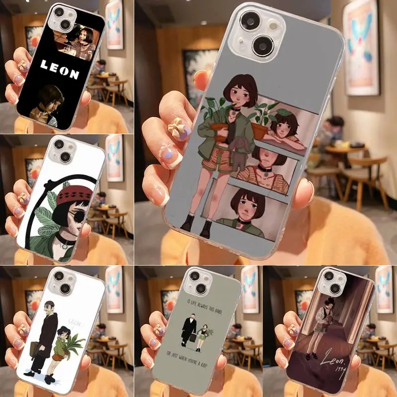 

Movie Killer Leon And Mathilda Phone Case For Iphone 7 8 Plus X Xr Xs 11 12 13 Se2020 Mini Mobile Iphones 14 Pro Max Case