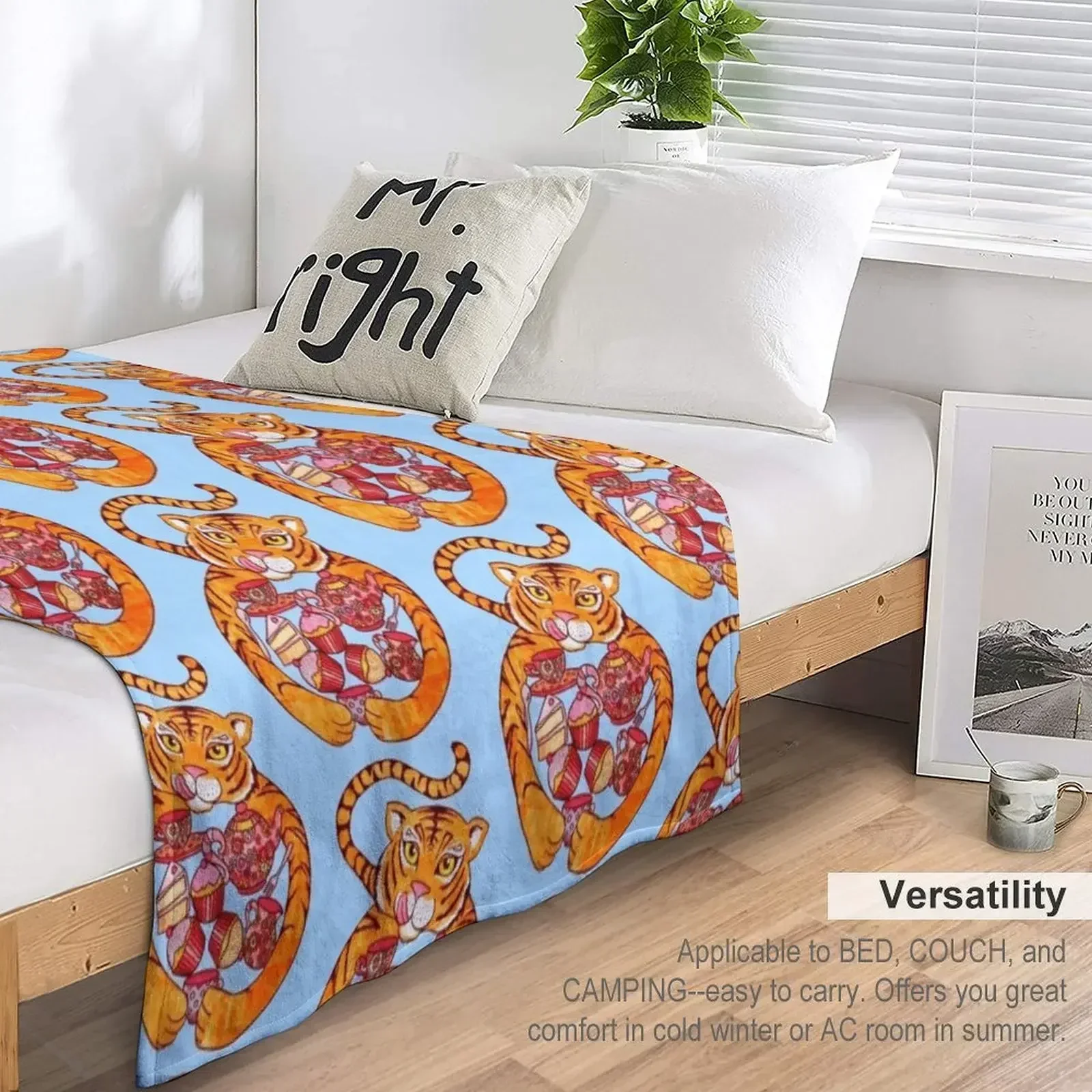 Одеяло Tiger Who Came To Tee для малышей Мягкие декоративные одеяла