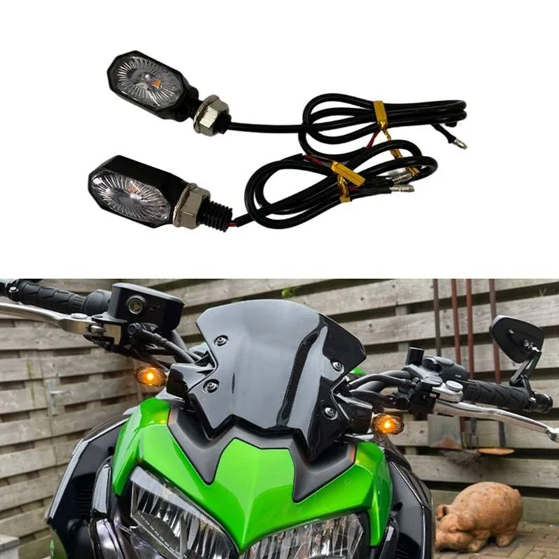 

2PCS Car Light Modification For Benelli Leoncino BJ500 Warning Light Retro Motorcycle 12V LED Turn Signal Light Flashers