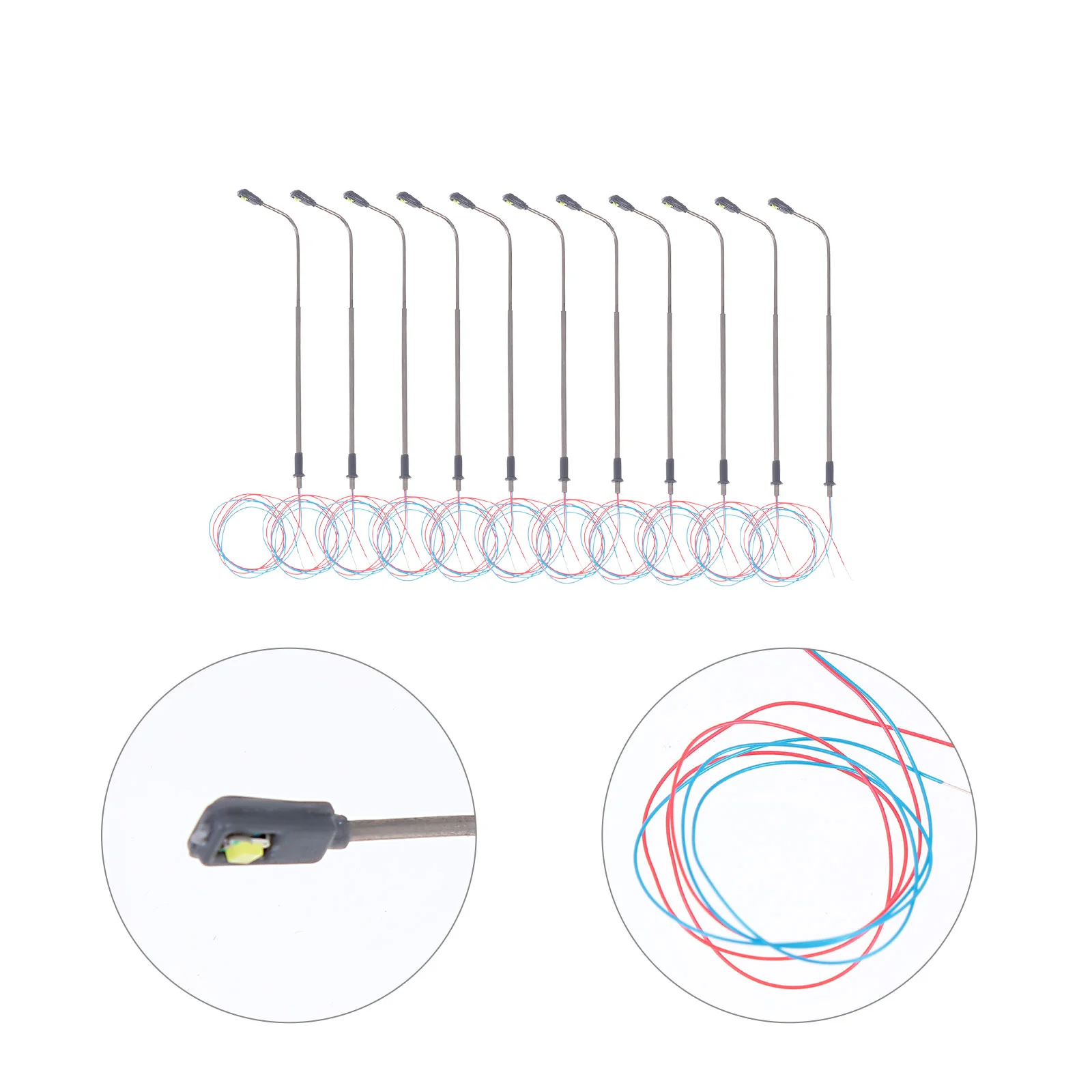10 шт. торшер игрушечный песочный стол модель человека стоячие поезда уличные