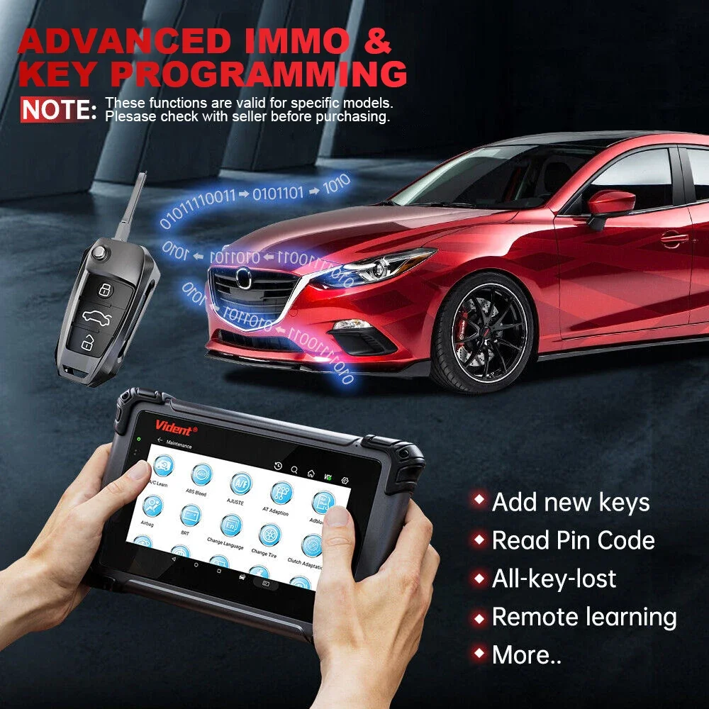 VIDENT iSmart800 Pro Инструмент диагностики всей системы 40+ Функции обслуживания Активный