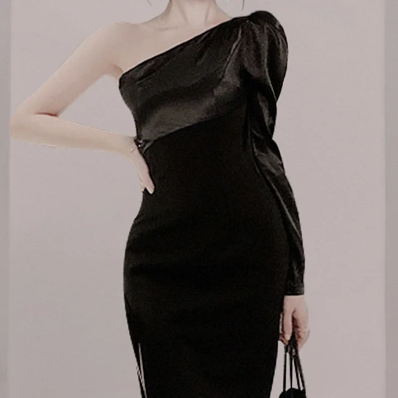 Новинка 2021 нишевое элегантное вечернее платье в светском стиле для женщин