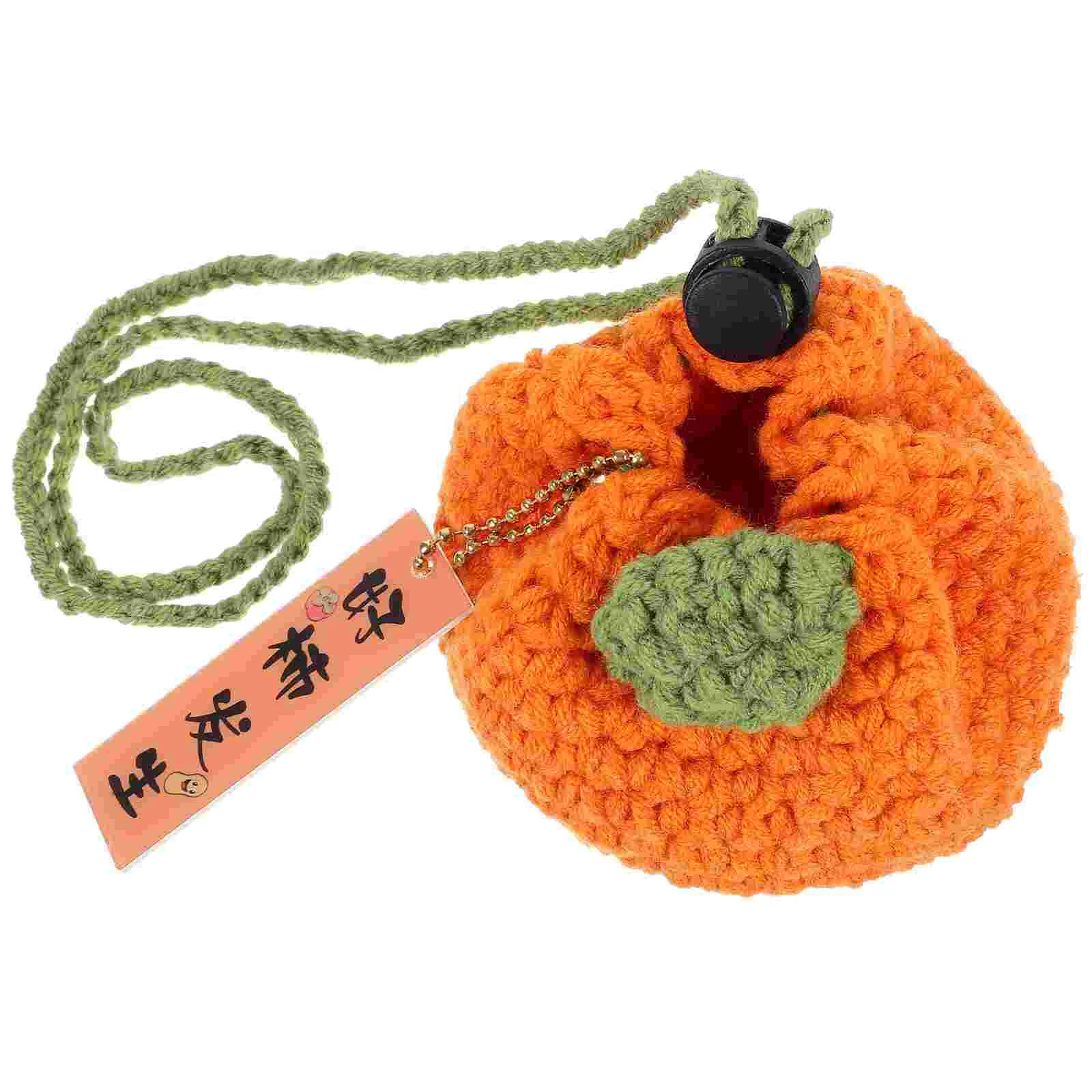 

Outdoor Crochet Bag Drawstring For Shopping Handbag Organizer Coin Purse Traveling Handmade Storage Yarn Woven Small Women's