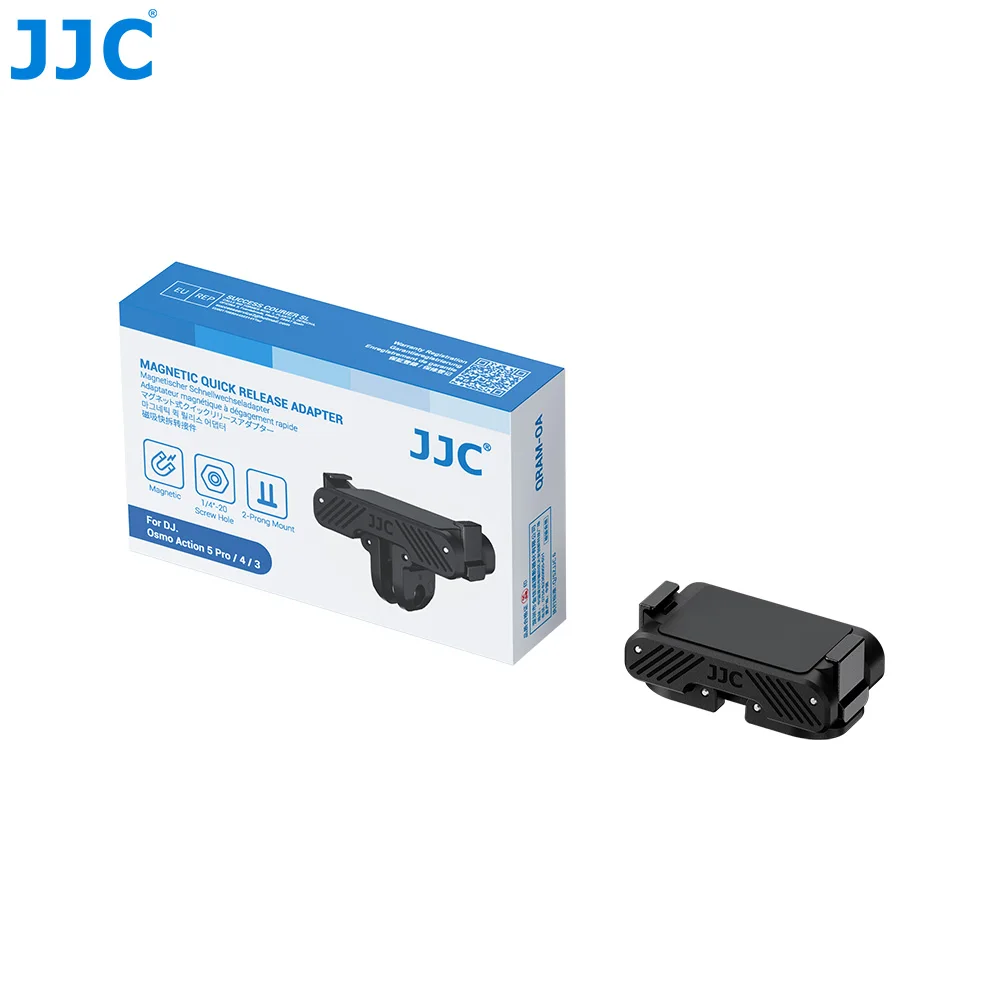 Магнитное крепление JJC для DJI Osmo 360 Action 5 Pro Action 4 3, складной адаптер с когтями, магнитный быстроразъемный адаптер с резьбой 14 дюйма-20 (art.: 3920d09ddb574) - 3920d09ddb574