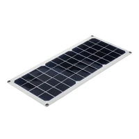 30w solar panel 12v polycrystalline double usb power portable outdoor solar cell car ship camping phone charger wsolar charger